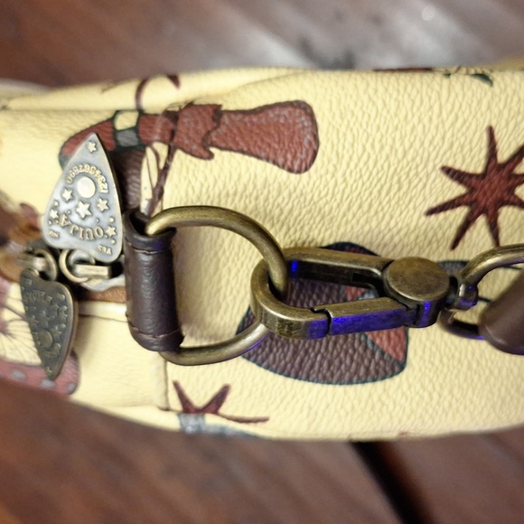 🍄 Mushroom/ouija board/crystal ball/chalice mystical round purse! - Picture 4 of 16